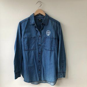 ROOTS - CHAMBRAY BOYFRIEND SHIRT